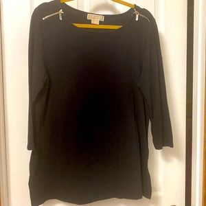 Michael Kors 1X black shirt